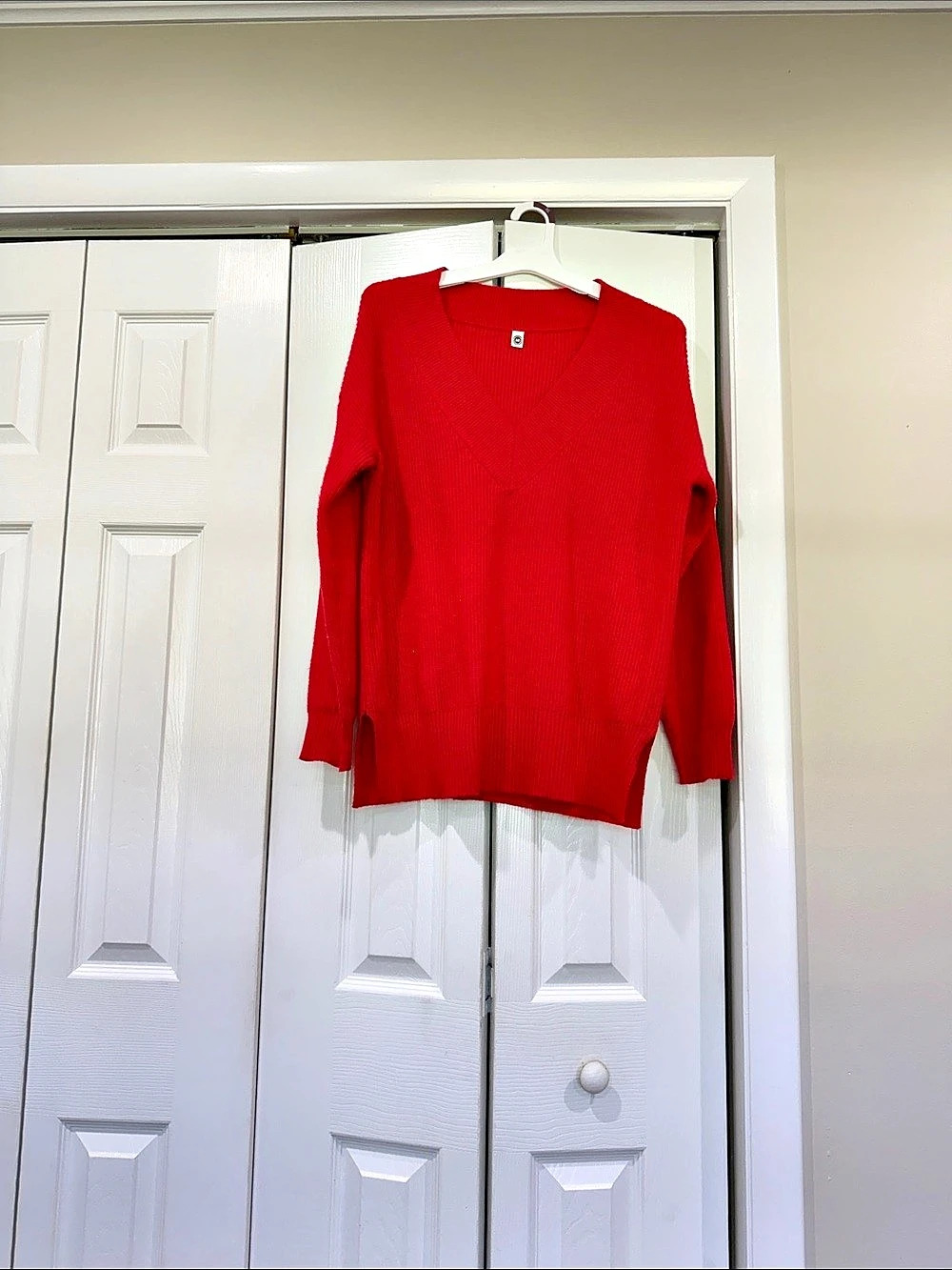 Red Crewneck Sweater